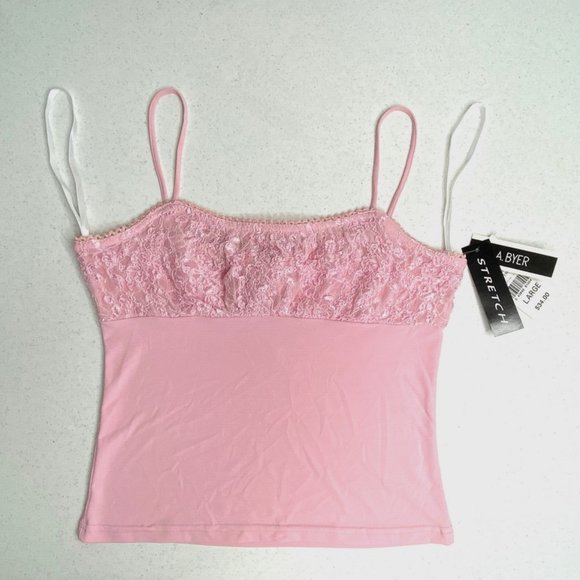 A. Byer Women's Lace Camisole Top - New With Tags - Picture 4 of 10